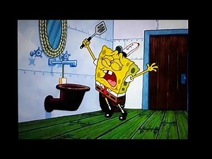 SPONGEBOB TRIES TO SHOOT TEARS IN THE SINK (SPONGEBOB CRYING PART 3