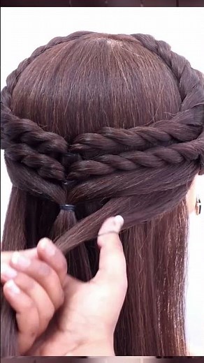 Easy Bubble Braid Tutorial - So Trendy! 🫧 #BubbleBraid #TrendyHairstyle #ShortsDaily