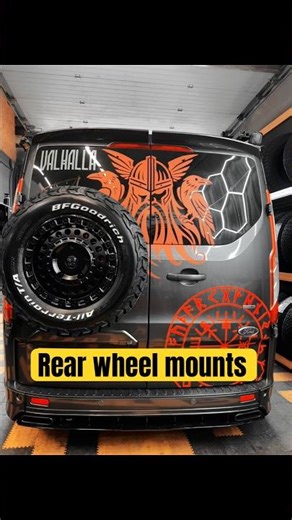 Adventure ready accessories for Ford transit custom vans #fordtransit #transitcustom