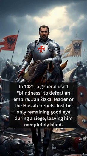 In 1421, a blind general defeated crusading armies (Bohemia). In the early 15th century, Czech commander Jan Žižka emerged as one of Europe’s most formidable generals during the Hussite Wars. By 1421, he had lost one eye entirely and later became fully blind. Despite this, Žižka continued commanding forces by relying on trusted officers to describe terrain and troop movements. He refined the use of wagon forts — defensive formations of chained, armored wagons equipped with early firearms and cro