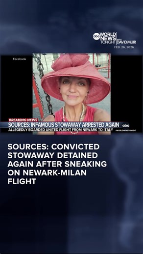 Stowaway Svetlana Dali Caught on United Airlines Flight to Milan