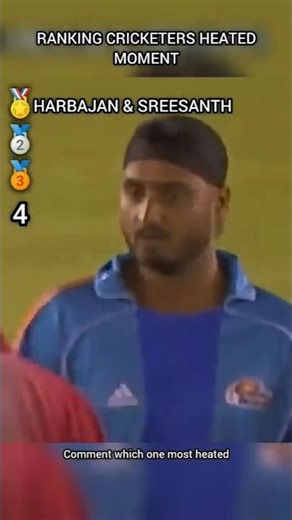 Ranking Cricketers Heated Moment 😱