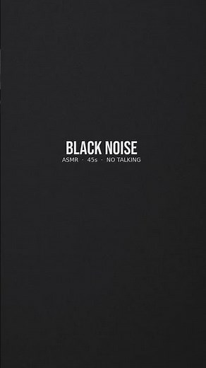 Black Noise ASMR Short | Near-Silence Soft Sub Rumble (No Talking)