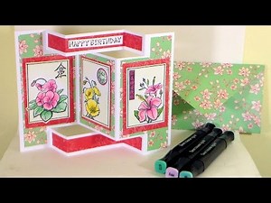 Tri Shutter Card Tutorial // Stamp School