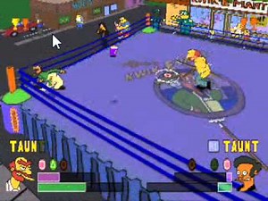 Simpsons Wrestling Bumblebee Man