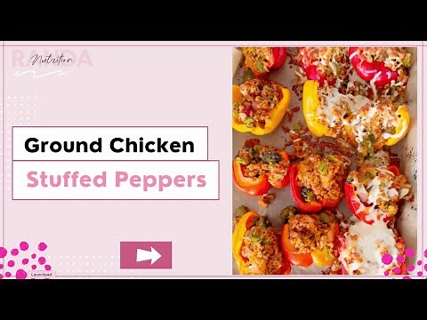 Easy Ground Chicken Stuffed Peppers Recipe (FAMILY FAVORITE)