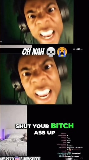 ISHOWSPEED RAGE MOMENTS 💀#ishowspeed #rage #shorts