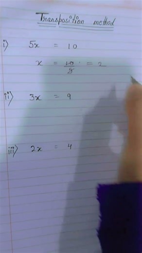 transposition method easy method for class 6,7,8 and 9 # basic#maths