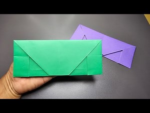Origami envelope rectangle | diy easy origami envelope tutorial | rectangular envelope origami