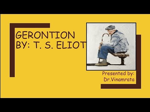 Gerontion by T.S.Eliot