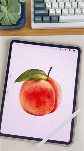 Procreate Watercolor Tutorial #procreate #beginnerarttips #procreatepainting
