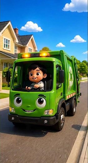 Baby Samy Garbage Truck 🚛 Truck Truck Truck Fun for Kids