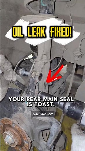 Massive Oil Leak? FIX IT NOW! 🔧 #car #mechanic