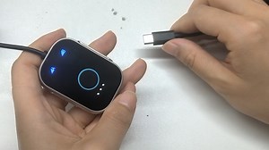 Swiifome Bluetooth Transmitter Receiver for TV, 2-in-1 Bluetooth 5.3 Adapter for Airplane, Gym Equipment, Cars, for up to 2 Wireless Headphones/Cell Phones