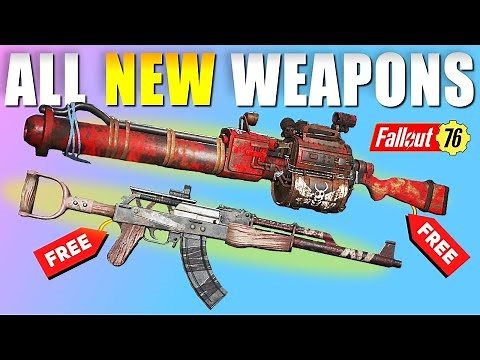 Fallout 76 How to Get All New Weapons in Skyline Valley!