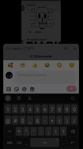 cuma hp canggih yang bisa . . #tutorial #komenunik #emoji #fyppp