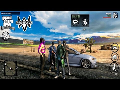 WATCH DOGS 2 REALISTIC HD GRAPHICS MODPACK GTA SA ANDROID