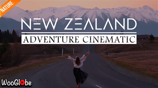 Stunning natural beauty: New Zealand cinematic travel film in 4K
