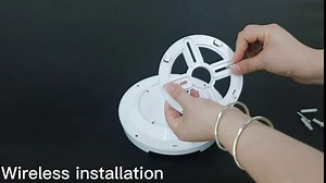 Rechargeable Motion Sensor Ceiling Light Wireless Shower Light with Remote, 5500K 8000mAh 7.8 inch Timing Battery Powered for Closet Stairs Bathroom Laundry Garage Pantry 2PCS