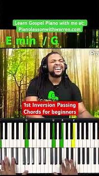 1st Inversion Passing Chords for beginners