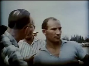 Juan Manuel #Fangio, Sir Stirling #Moss at #Sebring 1957 testing #Chevrolet #Corvette SS 'concept car', was built in order to race at the #24Hours of #LeMans #gentlemendrivers #member | Gentlemen Drivers