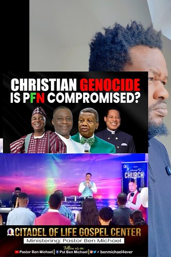 Young Pastor asks the hard questions. Questions PFN, CAN & other Fathers of Faith in Nigeria over Christian k!llings. That’s Pst Ben Michael | Mr. Common Sense