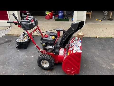 Snow Blower Tune-Up (Carburetor, Spark Plug, Primer Bulb Replacement) - Troy-Built 208CC