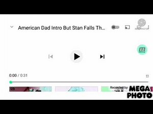 Stan Falls Trough The Floor In American Dad Theme Song (Horror Version)
