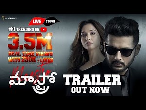 Maestro | Official Trailer Live Count | Nithiin, Tamannah Bhatia, Nabha Natesh, Jissu Sen Gupta