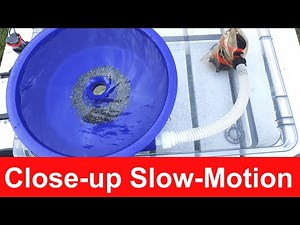 Slow-Motion close-up video of a Blue Bowl in action.