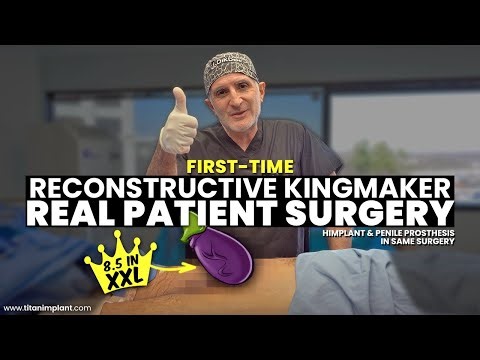 FIRST-TIME: Reconstructive Upgrade Surgery to 8.5 INCHES, Himplant & IPP Together | Kingmaker Surg.
