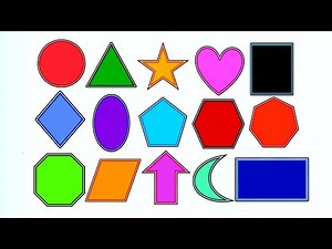 2D Shapes and 3D Shapes Names | 20+ Three Dimensional Shape Names | Geometrical Shapes