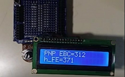 自制基于ARDUINO晶体管测试仪ESR量表