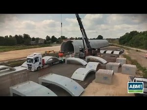 Stunning Drone Footage of the 200m ABM Arch Structure in Lubartów Poland