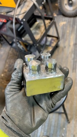 Lego brick made from angle iron and pipe #trending #legobricks #diy #lego #welding #migwelding #yt