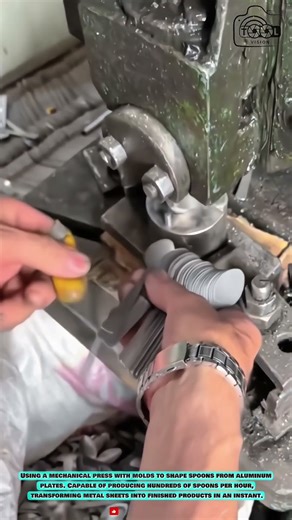 Small Industry Tool: Aluminum Spoon Printing Machine for Mass Production #innovationtools