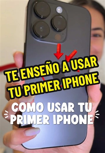 Te enseño a utilizar tu primer iPhone 📱🤩 #iphone #iphone12 #iphone13 #iphone14pro #iphone15pro 🔴 funciones básicas de los iPhones