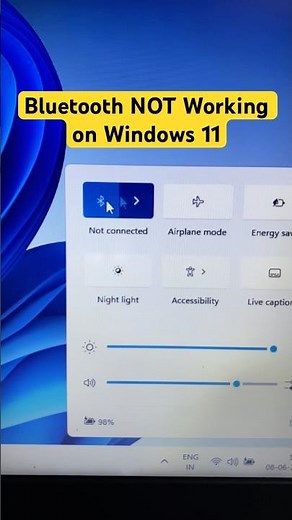 Fix Bluetooth Not Working in Windows 11 #windows #laptop #tech