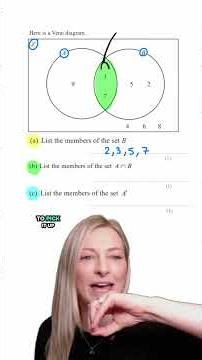 How to answer questions on set notation #gcsemaths