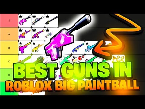 The BEST Roblox Big Paintball Guns This Year