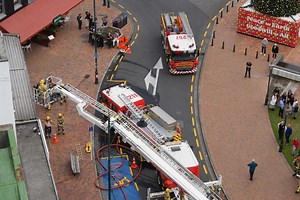 Plastic-melting fire prompts evacuation