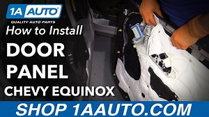 How to Replace Front Door Panel 2010-17 Chevy Equinox