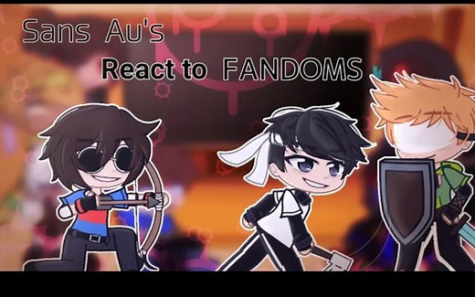 || Sans Au's react to fandoms (dream team) || Part 1 || [Old/Short] ||