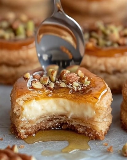 Gooey Baklava Cream Sandwich Cookies you’ll need: 1 1/2 cups all-purpose flour 1/2 cup granulated sugar 1/4 cup honey 1/4 cup chopped pistachios FuII Recıpe in Fırsτ Coʍmеոτ 👇 Enjoy ❤️👇 | Optimal Recipes