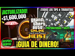 UPDATED! CAYO PERICO GTA5 Online MONEY GUIDE $1,600,000 POST NERF, ROUTE, PREPS and HEIST