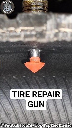 How a Tire Repair Works - Tire Repair Gun #tirerepair #tiregun #tirestrip #puncturerepair
