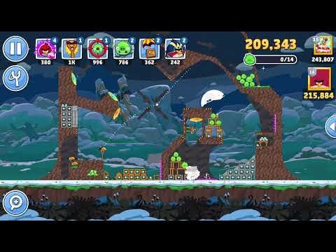 Angry Birds Friends Level 4 Tournament 1712 three stars NO POWER-UP walkthrough 2026-03-07