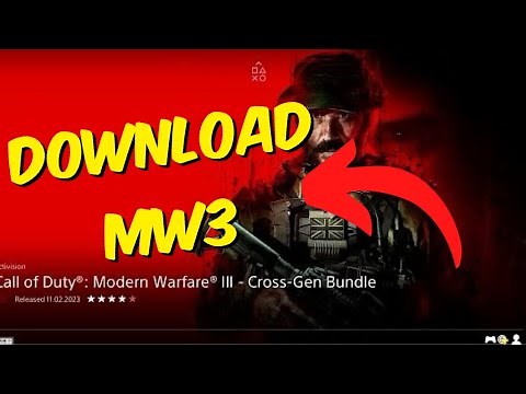 How To Download Modern Warfare 3 (MW3) & Warzone For PS4