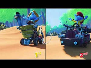 Smurfs Kart Gameplay 2P Multiplayer (Nintendo Switch)