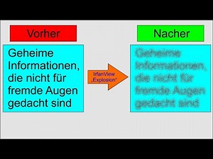 Mit IrfanView Texte und Bilder unkenntlich machen
